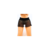 Mini jupe noire en résille transparente Stella 